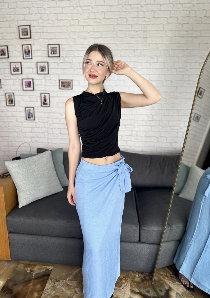 Sandy Büzgülü Bluz