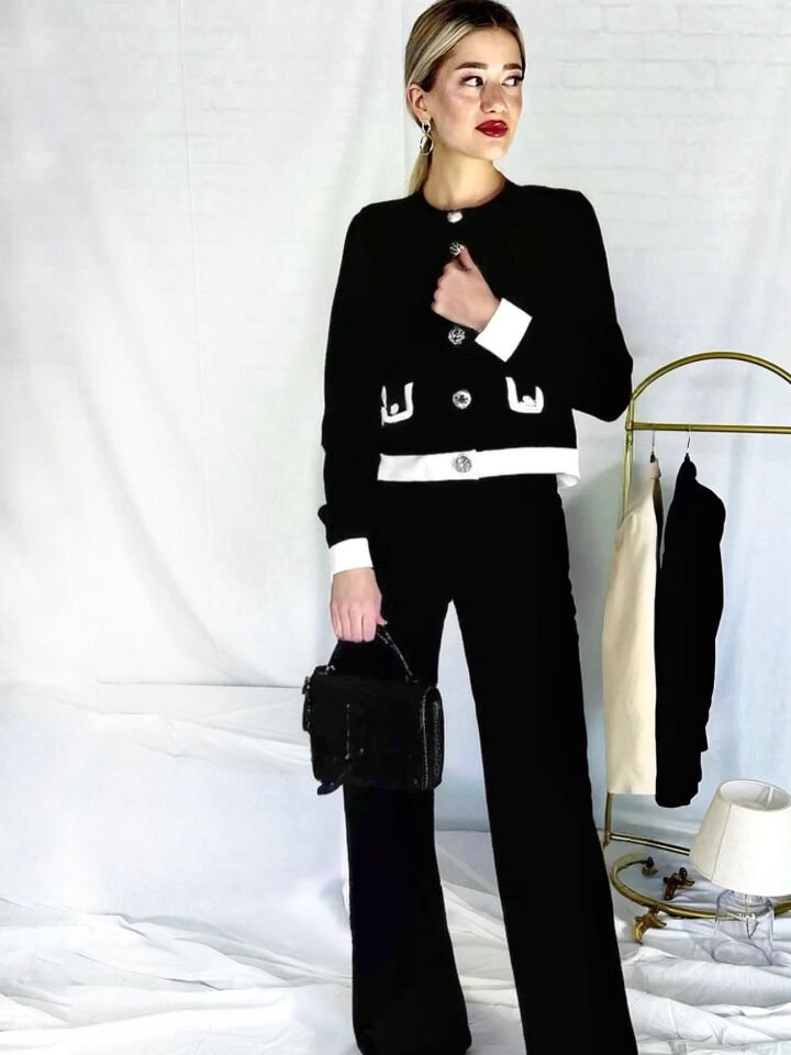 Triko Pantolon Ceket Takım