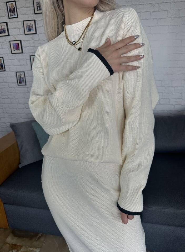 Etek Kazak Triko Takım